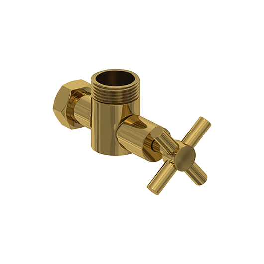 Вентиль угловой Сунержа 03-1304-0134 (G 1″ НР х G 3/4″ НГ) золото