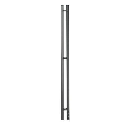 Полотенцесушитель электрический Point Деметра П3 PN12812GB (1200х80 мм, графит блеск, диммер справа)