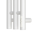 Полотенцесушитель электрический Point Деметра П3 PN12822W (1200х150 мм, белый, диммер справа)
