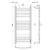 Полотенцесушитель электрический Point Антея П12 PN17852B (1200х500 мм, черный, диммер справа)