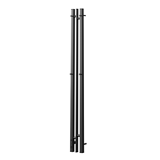 Полотенцесушитель электрический Point Фрея П2 PN20712GB (1200х130 мм, графит блеск, диммер слева)