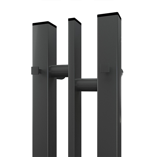 Полотенцесушитель электрический Point Фрея П2 PN20718GB (800х130 мм, графит блеск, диммер слева)