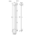Полотенцесушитель электрический Point Фрея П2 PN20722W (1200х170 мм, белый, диммер слева)