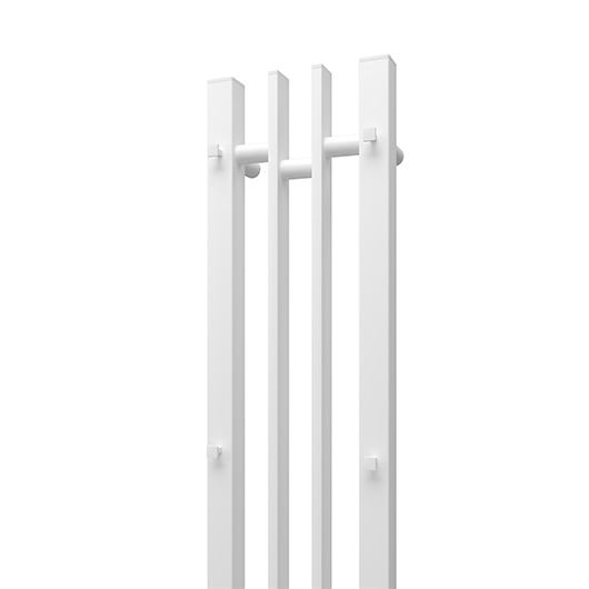 Полотенцесушитель электрический Point Фрея П2 PN20728W (800х170 мм, белый, диммер слева)