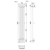 Полотенцесушитель электрический Point Фрея П2 PN20732W (1200х210 мм, белый, диммер слева)