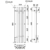 Полотенцесушитель электрический Point Фрея П2 PN20738W (800х210 мм, белый, диммер слева)
