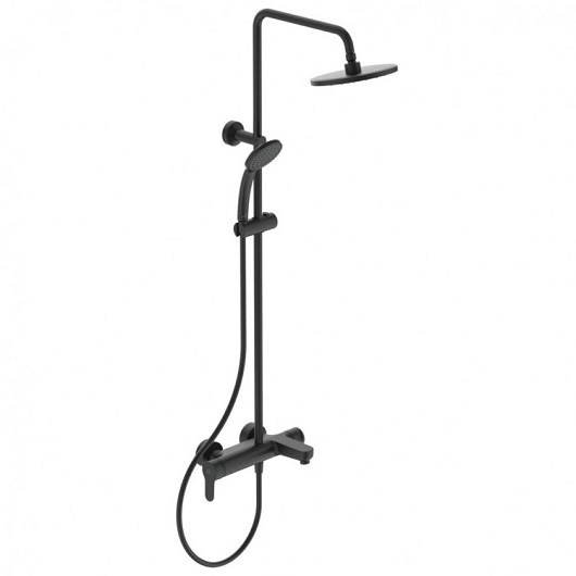 Душевая система Ideal Standard Idealrain Cerafine O BC525XG черная матовая