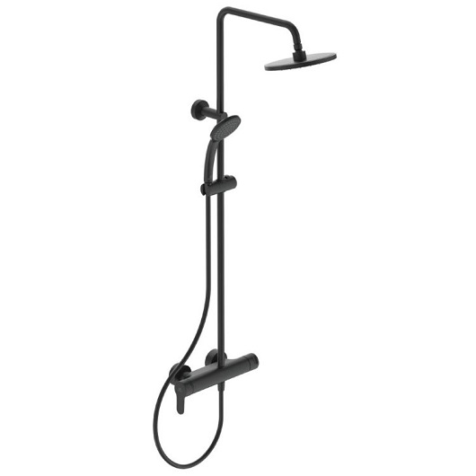 Душевая система Ideal Standard Idealrain Cerafine O BC750XG черная матовая