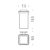 Стакан настенный Colombo Basic Q B3702.CR хром глянцевый