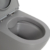 Чаша подвесного унитаза BelBagno Colorato BB062CHR-GR (безободковая, серый матовый)