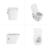 Унитаз подвесной BelBagno Due BB3103CHR-BS/SC (с функцией биде)