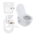 Унитаз подвесной безободковый BelBagno Uno BB3105CHR-BS/SC (с функцией биде)