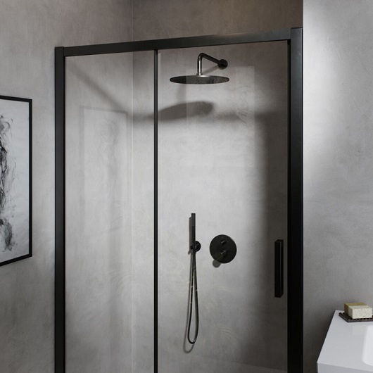Душевая система Ideal Standard Ceratherm T100 A7573XG (7 в 1) черная матовая
