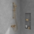 Смеситель для душа Villeroy & Boch Architectura Square TVS12500100076 (золото сатинированное)
