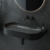 Раковина Ravak Yard 800 black XJX0D080000 (800х500мм, без отверстия под смеситель, черный)