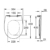 Сиденье с крышкой Grohe Bau Ceramic Slim 39898000 с механизмом плавного закрывания, тонкое