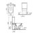 Унитаз напольный Vitra Zentrum 9824B003-7207 (безободковый)