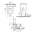 Унитаз напольный Vitra Zentrum 9012B003-7202