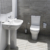 Унитаз напольный Vitra Zentrum 9824B003-7207 (безободковый)