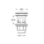 Донный клапан Grohe 1024642430 (для раковин с переливом, черный матовый)