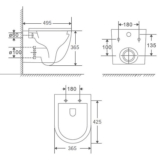 Комплект унитаза с инсталляцией Grohe Rapid SL GH 39187001