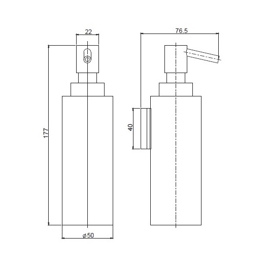 Дозатор жидкого мыла настенный FIMA Carlo Frattini Rotola F6003/5CR (хром)