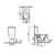 Унитаз напольный Vitra Norm Zeitgeist 9864B099-7208 (безободковый)