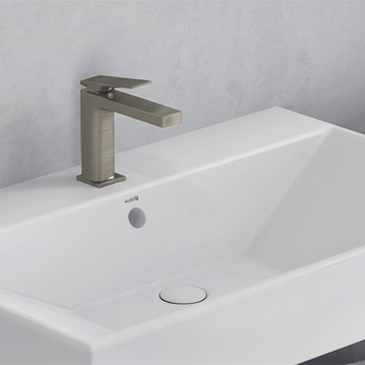 Смеситель для раковины Kludi Decus 54290N575 (брашированный никель)