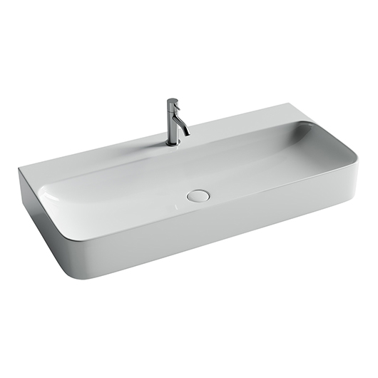 Раковина подвесная Ceramica Nova Aura CN2007 (1020х476 мм)