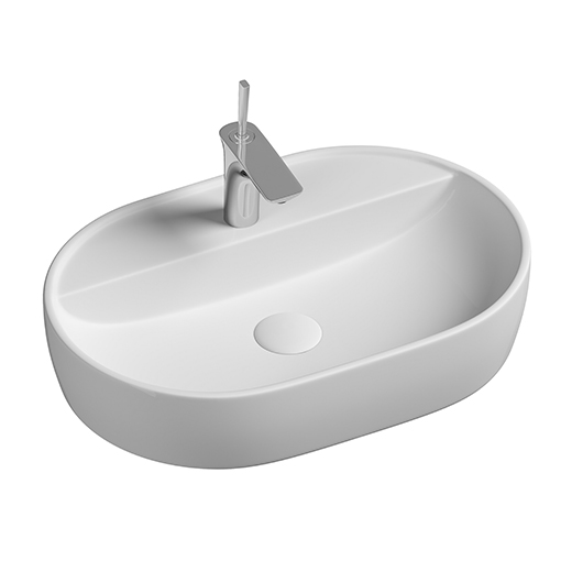 Раковина накладная Ceramica Nova Element CN6035 (600х400 мм) белая