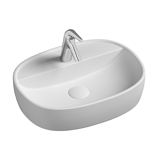 Раковина накладная Ceramica Nova Element CN6036 (500х380 мм) белая