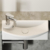 Раковина подвесная Ceramica Nova Element CN6038R (455х220 мм, отверстие под смеситель слева)