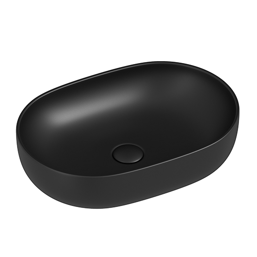 Раковина накладная Ceramica Nova Element CN6047MB черный матовый (600х415 мм)