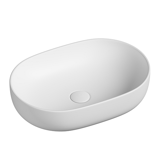 Раковина накладная Ceramica Nova Element CN6047MW белый матовый (600х415 мм)