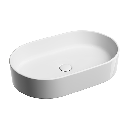 Раковина накладная Ceramica Nova Element CN6048 (608х385 мм)