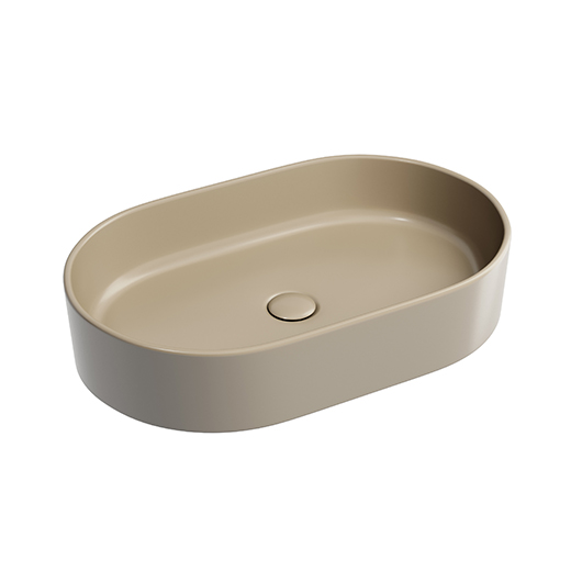 Раковина накладная Ceramica Nova Element CN6048MC капучино матовый (608х385 мм)