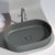 Раковина накладная Ceramica Nova Element CN6048MDH темный антрацит матовый (608х385 мм)