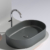 Раковина накладная Ceramica Nova Element CN6048MDH темный антрацит матовый (608х385 мм)