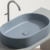 Раковина накладная Ceramica Nova Element CN6048MHL серо-голубой матовый (608х385 мм)