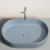 Раковина накладная Ceramica Nova Element CN6048MHL серо-голубой матовый (608х385 мм)
