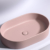 Раковина накладная Ceramica Nova Element CN6048MP розовый матовый (608х385 мм)