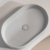 Раковина накладная Ceramica Nova Element CN6048MSG серый матовый (608х385 мм)
