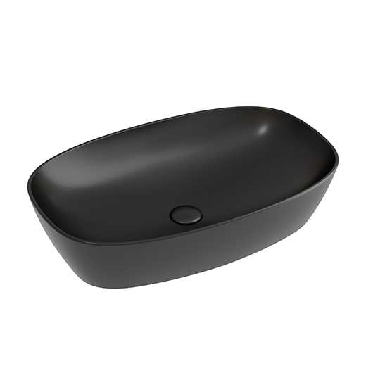 Раковина накладная Ceramica Nova Element CN6049MB черный матовый (610х390 мм)