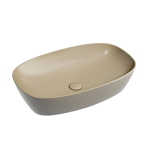 Раковина накладная Ceramica Nova Element CN6049MC капучино матовый (610х390 мм)
