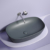 Раковина накладная Ceramica Nova Element CN6049MDH темный антрацит матовый (610х390 мм)
