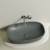 Раковина накладная Ceramica Nova Element CN6049MH антрацит матовый (610х390 мм)
