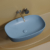 Раковина накладная Ceramica Nova Element CN6049ML голубой матовый (610х390 мм)