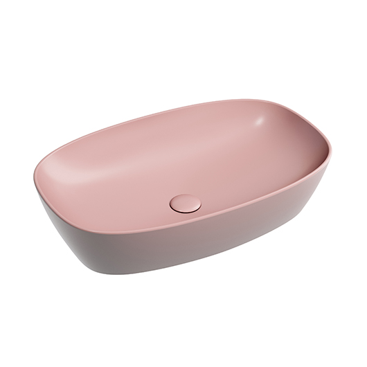 Раковина накладная Ceramica Nova Element CN6049MP розовый матовый (610х390 мм)