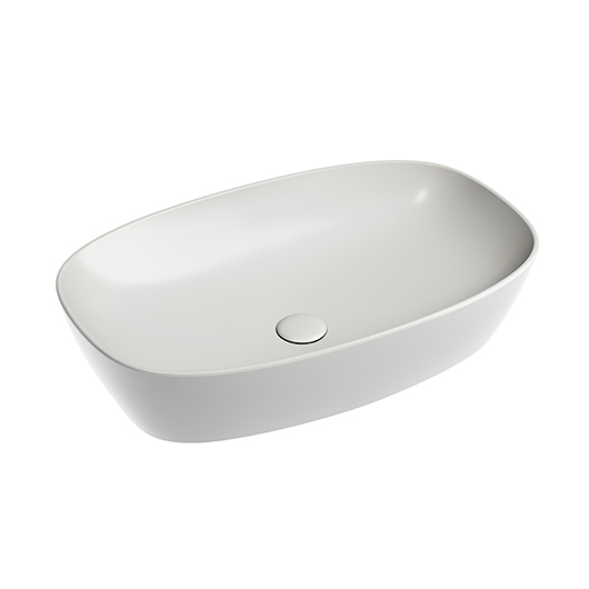 Раковина накладная Ceramica Nova Element CN6049MSG серый матовый (610х390 мм)