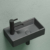 Раковина подвесная Ceramica Nova Element CN6051RMDH темный антрацит матовый (410х225 мм, отверстие под смеситель слева)